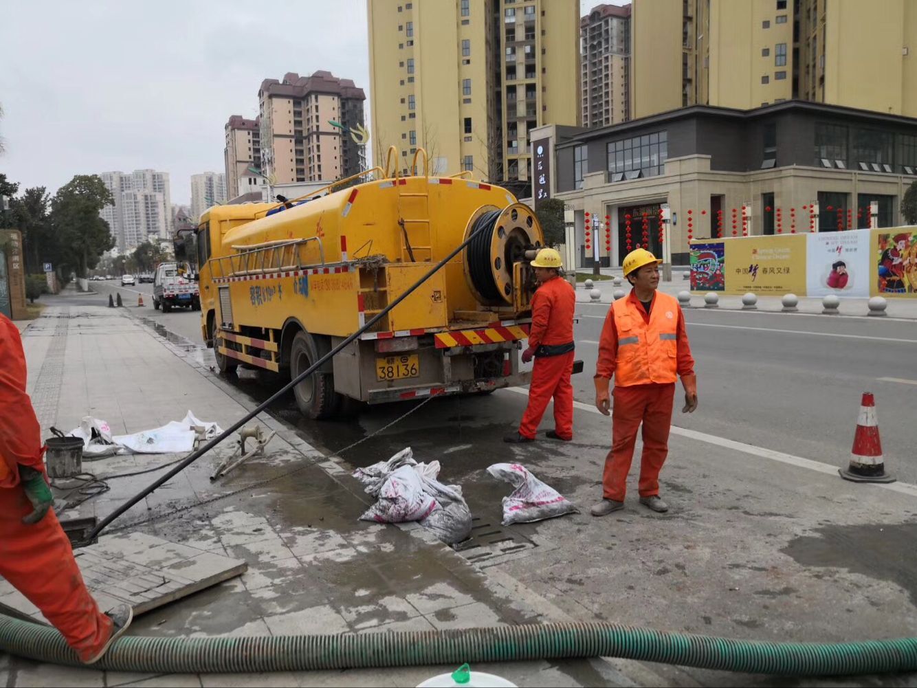 青秀排污管道清淤-管道清洗